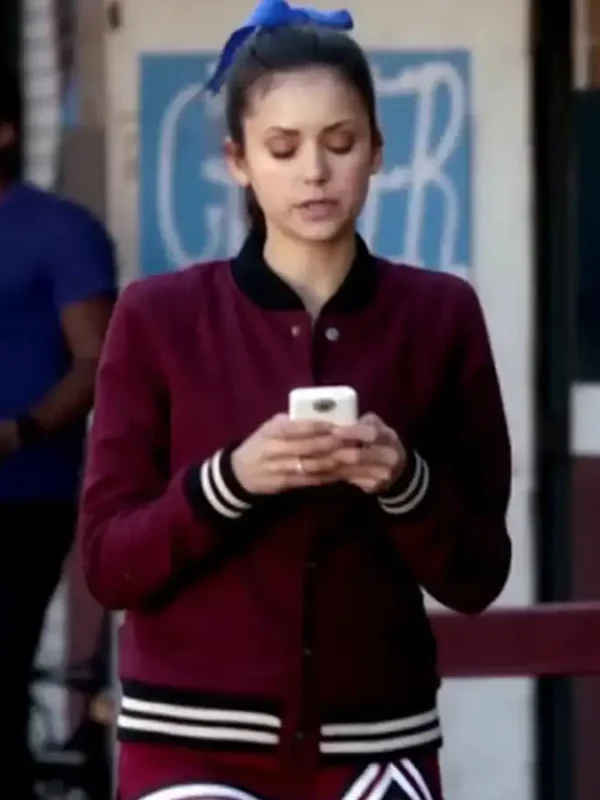 Nina Dobrev The Vampire Diaries S04 Varsity Jacket