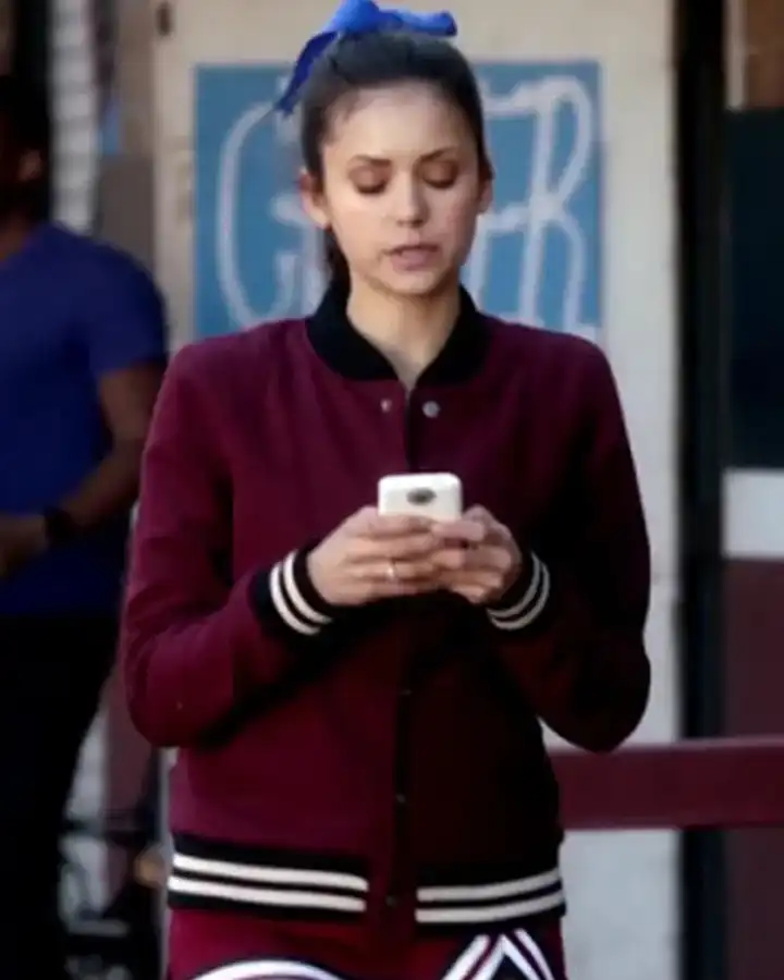 Nina Dobrev The Vampire Diaries S04 Varsity Jacket Nina Dobrev The Vampire Diaries S04 Varsity Jacket