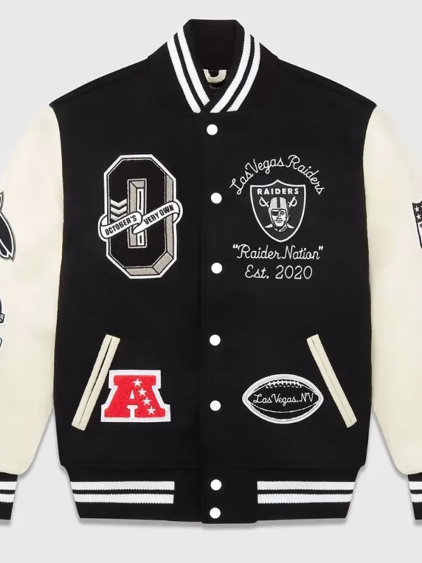 OVO Las Vegas Raiders Varsity Jacket