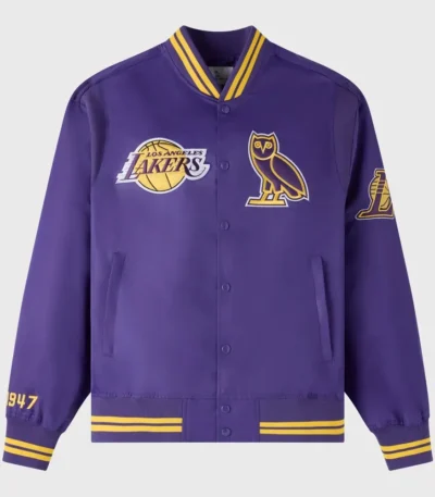 OVO Los Angeles Lakers Purple Jacket