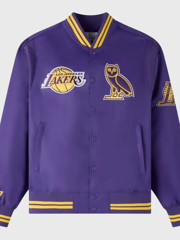 OVO Los Angeles Lakers Purple Jacket