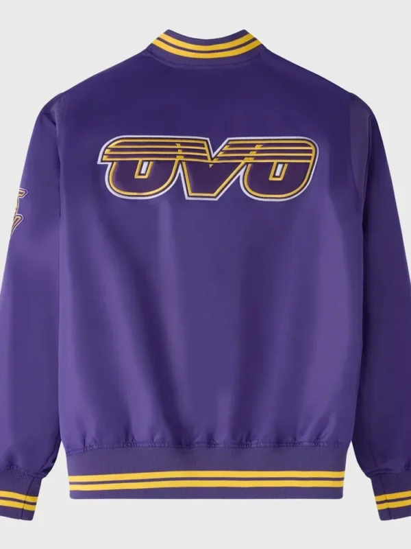 OVO Los Angeles Lakers Purple Jacket