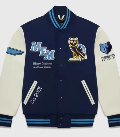 OVO Memphis Grizzlies Varsity Jacket