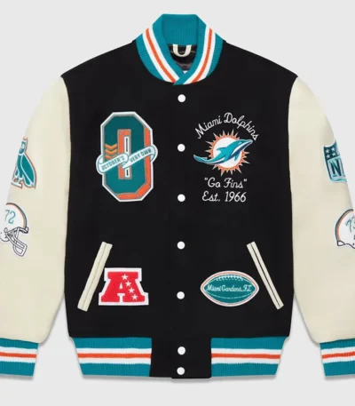 OVO Miami Dolphins Varsity Jacket