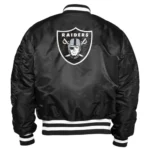 Oakland Raiders Bomber MA-1 Satin Jacket