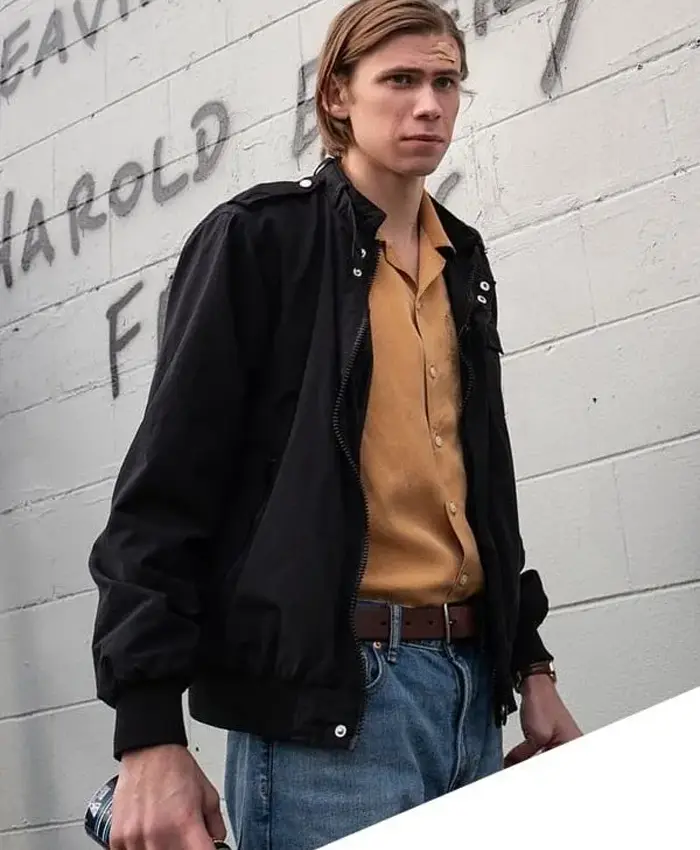 Owen Teague The Stand Black Bomber Jacket Owen Teague The Stand Black Bomber Jacket
