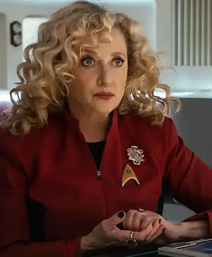 Pelia Star Trek Strange New Worlds Red Jacket Pelia Star Trek Strange New Worlds Red Jacket