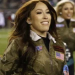 Philadelphia Eagles Cheerleaders Top Gun Bomber Jacket