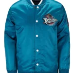 Pistons Ty Mopkins Teal Satin Jacket