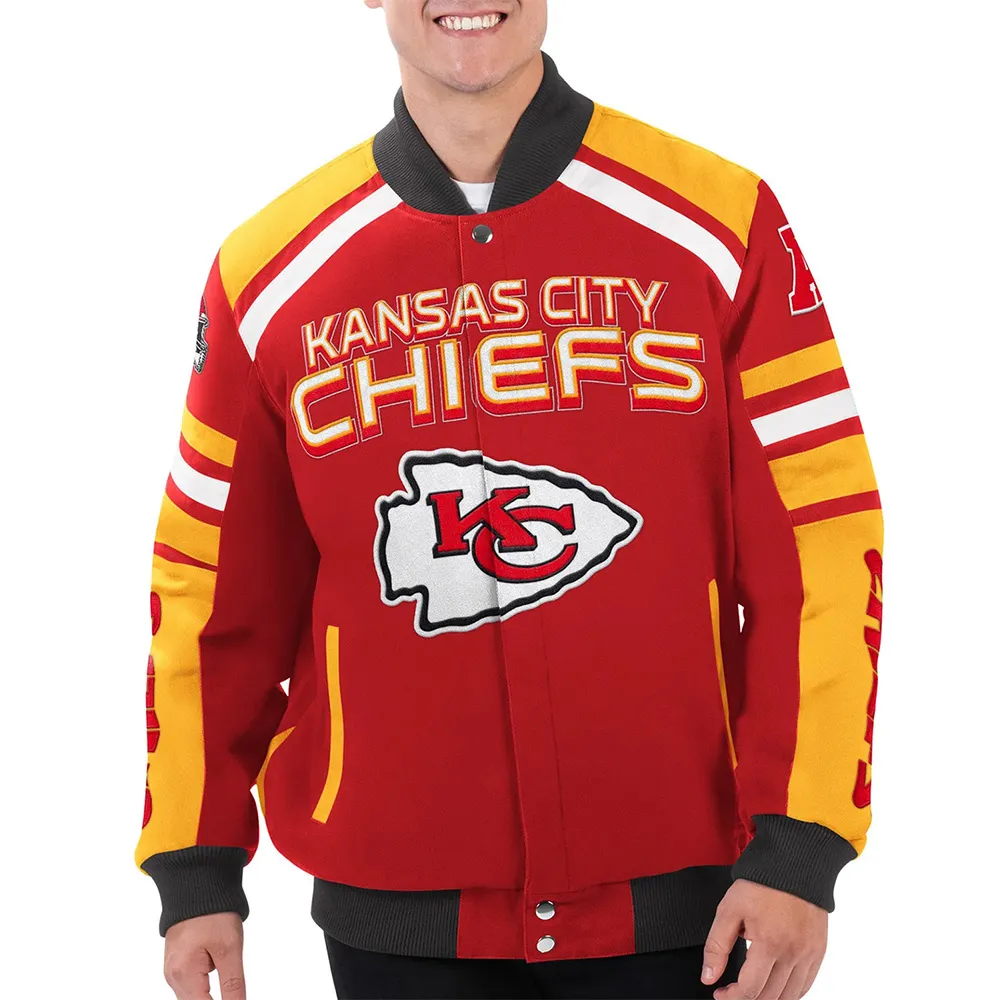 Power Forward Racing Kansas City Chiefs Jacket Power Forward Racing Kansas City Chiefs Jacket