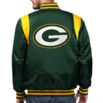 Prime Time Green Bay Packers Green Satin Jacket