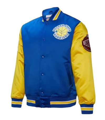 Primetime Golden State Warriors Royal and Gold Jacket