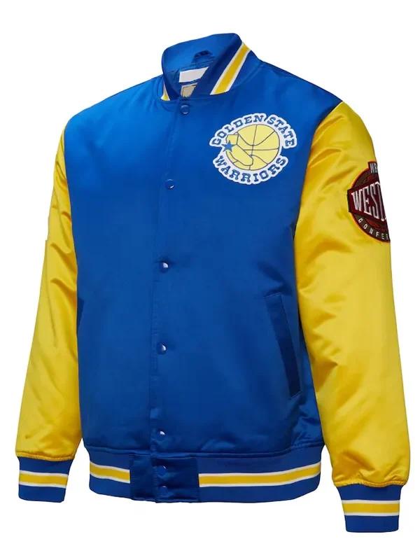 Primetime Golden State Warriors Royal and Gold Jacket