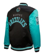 Primetime Memphis Grizzlies Black and Aqua Jacket