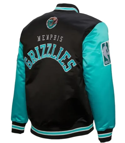 Primetime Memphis Grizzlies Black and Aqua Jacket