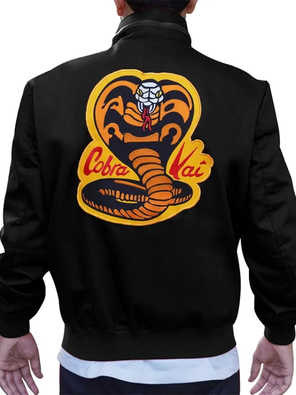 Karate Kid Cobra Kai Black Cotton Jacket