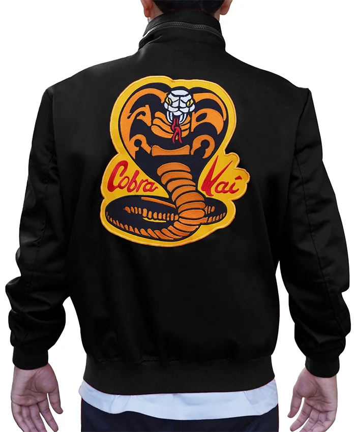 Karate Kid Cobra Kai Black Cotton Jacket Karate Kid Cobra Kai Black Cotton Jacket