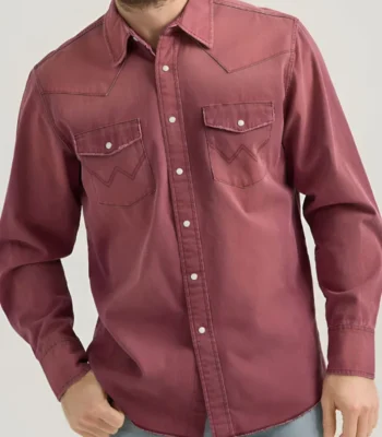 Yellowstone S05 Kayce Dutton Burgundy Shirt