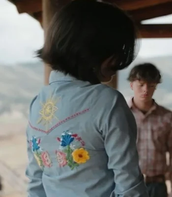 Yellowstone S05 Kelsey Asbille Floral Shirt