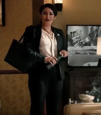 Q’orianka Kilcher Yellowstone Women Black Wool Dress Coat