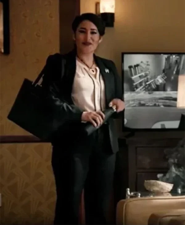 Q’orianka Kilcher Yellowstone Women Black Wool Dress Coat