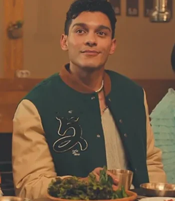 Q XO Kitty S02 Green Varsity Jacket