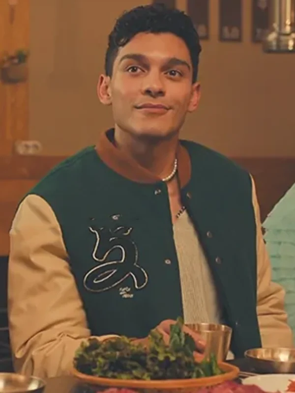 Q XO Kitty S02 Green Varsity Jacket