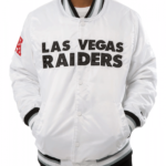 Raiders Las Vegas Back Shield Satin Jacket