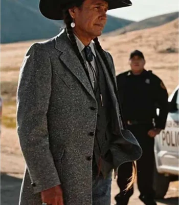 Rainwater Driver Yellowstone S04 Grey Wool Coat