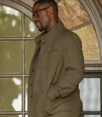 Randall Pearson This Is Us Sterling K. Brown Green Cotton Jacket