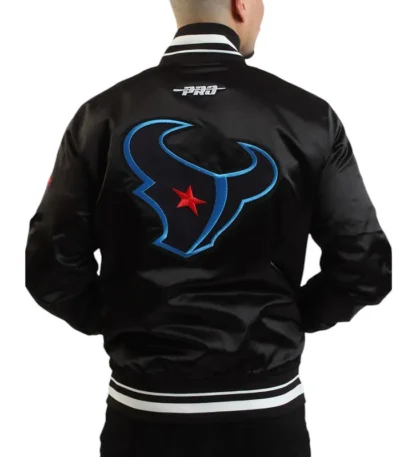 Ransom Houston Texans Black Satin Jacket