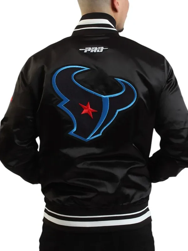 Ransom Houston Texans Black Satin Jacket