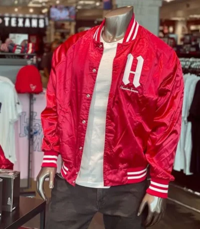 Red Houston Texans H-Town Satin Jacket