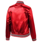 Red Kansas City Chiefs Satin Lightweight Full-Snap Jacket