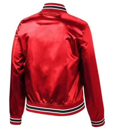Red Kansas City Chiefs Satin Lightweight Full-Snap Jacket