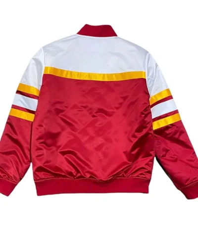 Red-White Kansas City Chiefs Special Script Heavyweight Satin Jacket