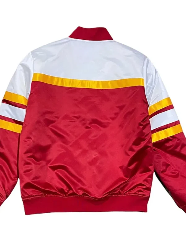 Red-White Kansas City Chiefs Special Script Heavyweight Satin Jacket