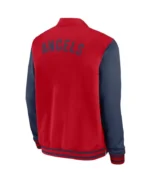Dugout LA Angels Collection Red/Navy Bomber Jacket