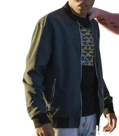 Reed Shannon The Wilds Black Varsity Bomber Jacket