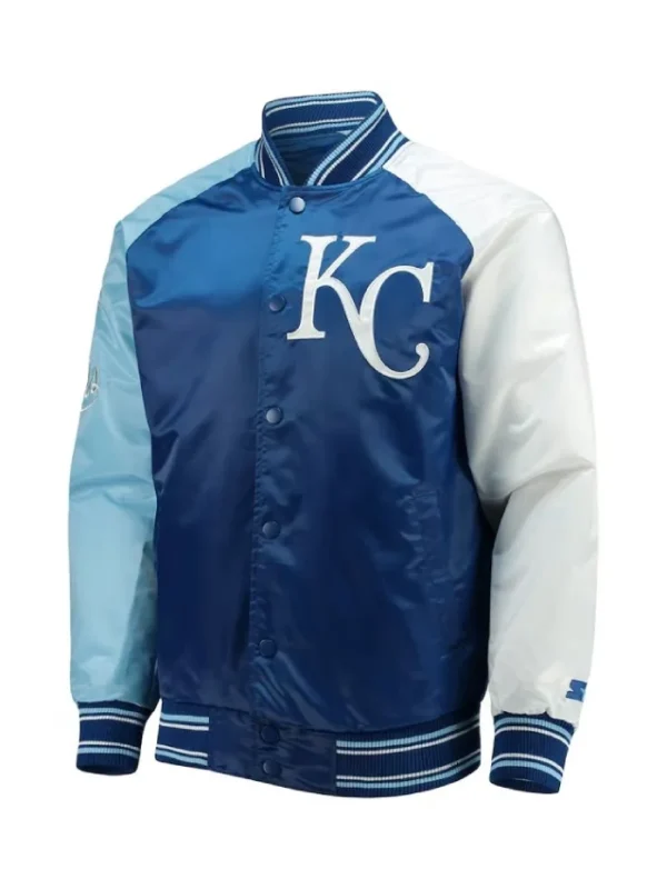 Reliever Kansas City Royals Varsity Satin Jacket