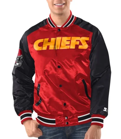 Renegade Kansas City Chiefs Red and Black Jacket
