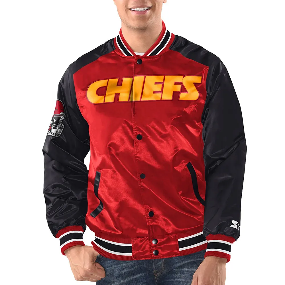Renegade Kansas City Chiefs Red and Black Jacket Renegade Kansas City Chiefs Red and Black Jacket