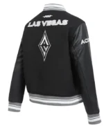 Retro Las Vegas Aces Classics Rib Varsity Jacket