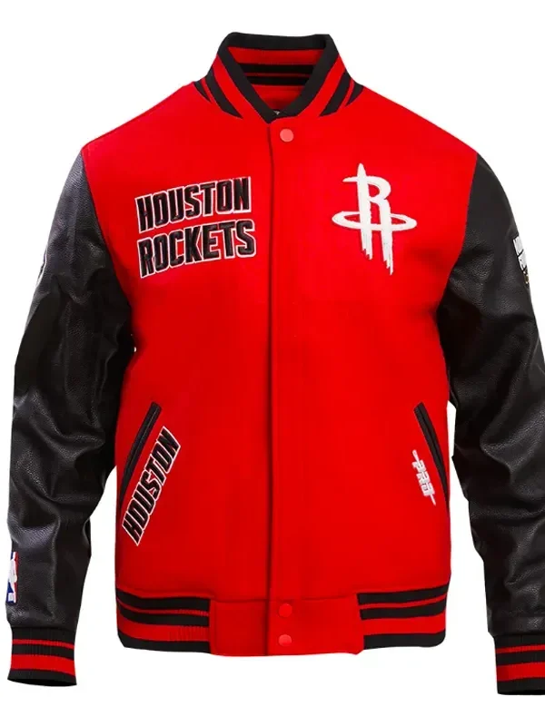 Retro Rockets Classic Rib Varsity Jacket