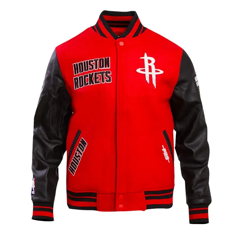 Retro Rockets Classic Rib Varsity Jacket Retro Rockets Classic Rib Varsity Jacket
