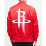Rockets Big Logo Satin Jacket