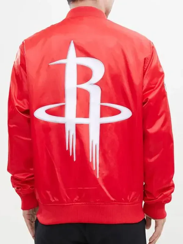 Rockets Big Logo Satin Jacket