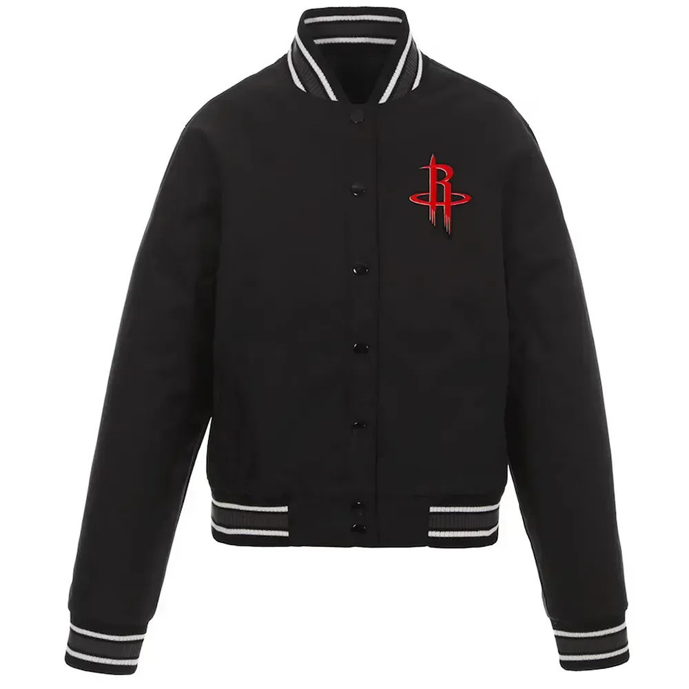 Rockets Black Poly-Twill Jacket Rockets Black Poly-Twill Jacket
