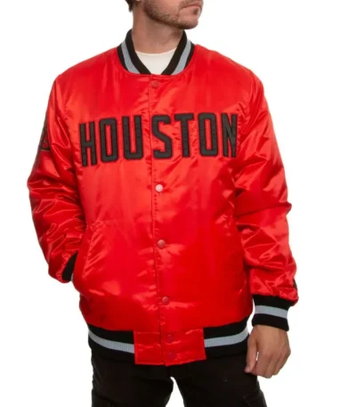 Rockets Bomber Red Jacket
