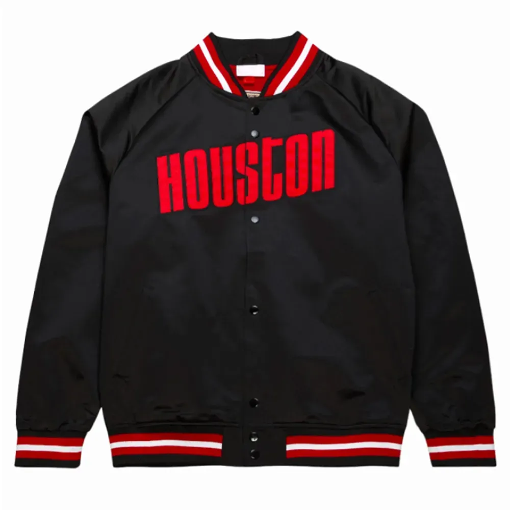 Rockets Lightweight Black Satin Jacket Rockets Lightweight Black Satin Jacket